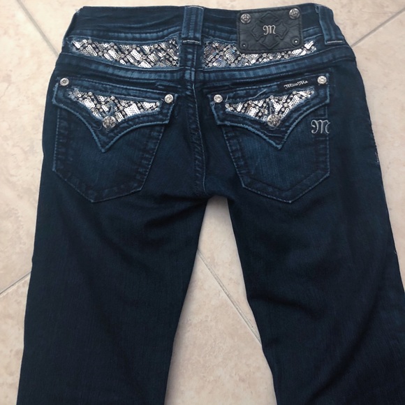 MISS ME SEQUINED JEANS - Picture 3 of 4